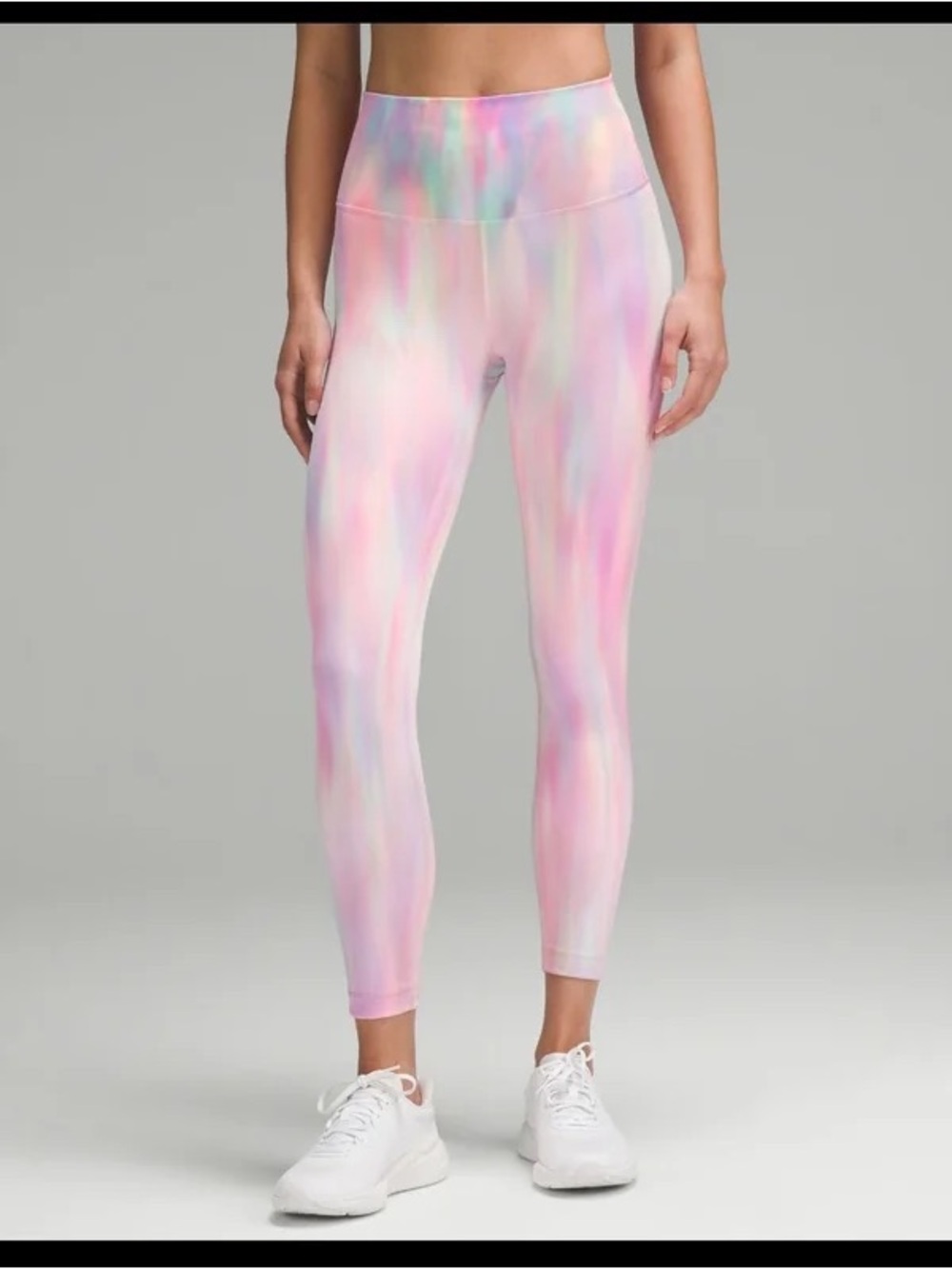 Lululemon Wunder Train High-Rise Tight 25” in Psychedelic Wash Multi